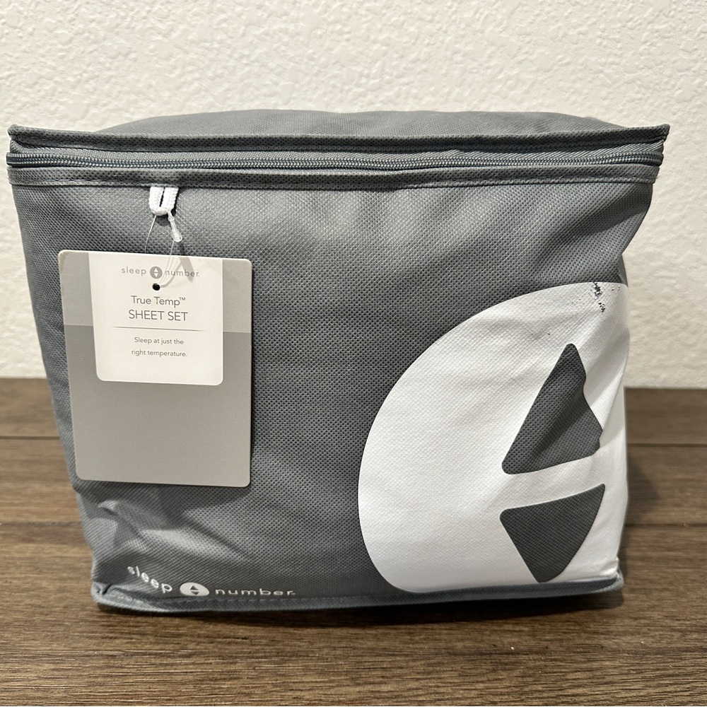 Sleep Number True Temp - KING Gray Sheet Set